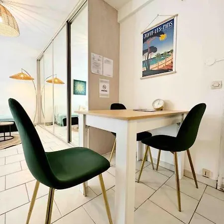 L'escale Appart : Apt 4 Prs, 500m Plages Apartamento Antibes